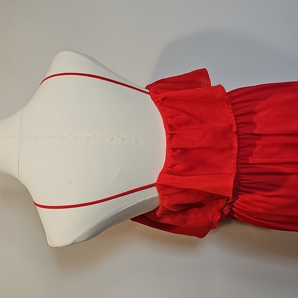 Gianni Bini red maxi dress. Size M - Picture 4 of 5